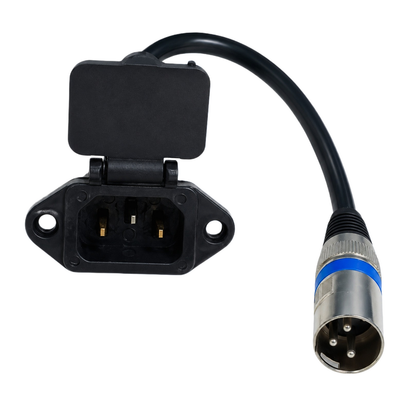 QY XLR MALE+3 PIN CHARGING SOCKET