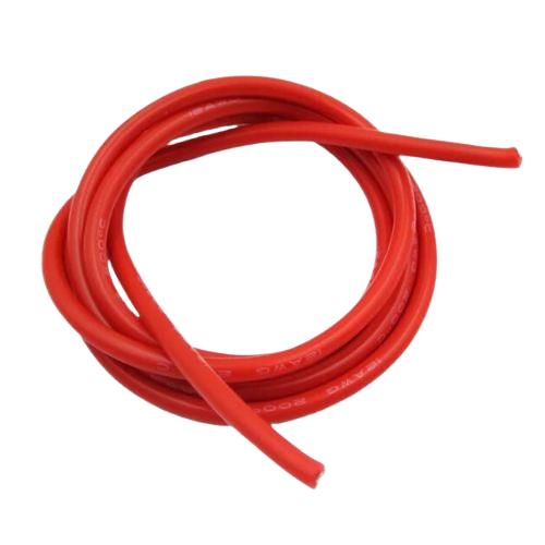 SILICONE WIRE 10AWG RED (6SQMM)