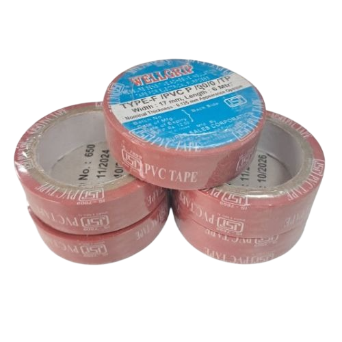 PVC TAPE (RED) 3/4''X6MTR