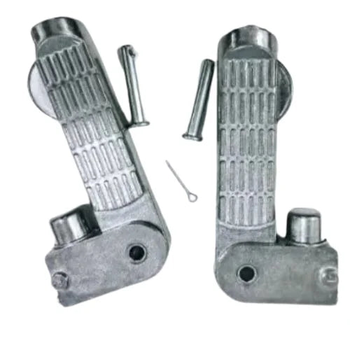 GENTS FOOTREST PUSH SILVER