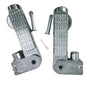GENTS FOOTREST PUSH SILVER
