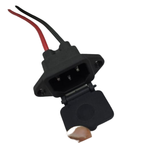 IEC MALE CONNECTER -SPRING CAP 14 AWG